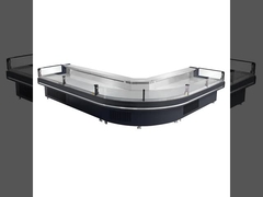 ثلاجة عرض سوبر ماركت مبرد متعدد الطوابق سعة 700 لتر مع مبخر