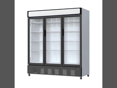التذويب التلقائي Multideck Open Chiller Supermarket Vegetable Fridge Cabinet